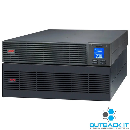 APC Easy UPS 6000VA/6000W Online UPS 5U Rackmount 230V/HW Input 1x HW Outlets Lead Acid Battery W/ Battery Pack W/ Rail