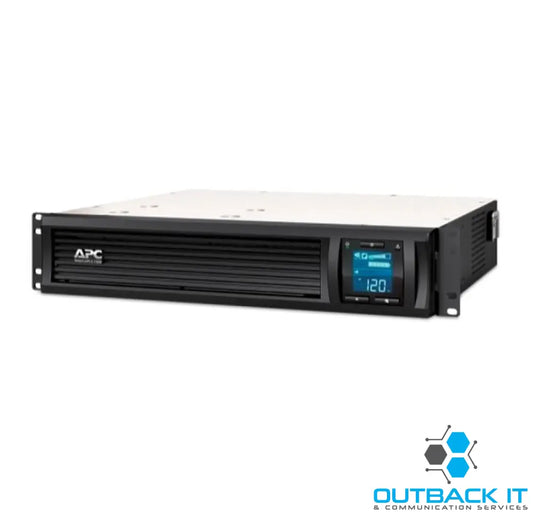 APC Smart-UPS C 1000VA/600W Line Interactive UPS 2U Rackmount 230V/10A Input 4x IEC C13 Outlets Lead Acid Battery
