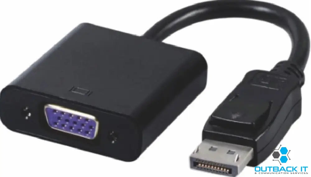 Astrotek DisplayPort DP to VGA Adapter Converter Cable 20cm Male to Female for Desktop Computer Laptop PC Monitor
