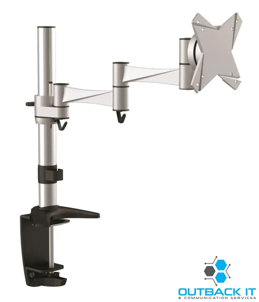 Astrotek Monitor Arm Desk Mount Height Adjustable Stand for Single LCD Display 23.8’ 24’ 27’ 31.5’ 32’ 8kg 30° Tilt