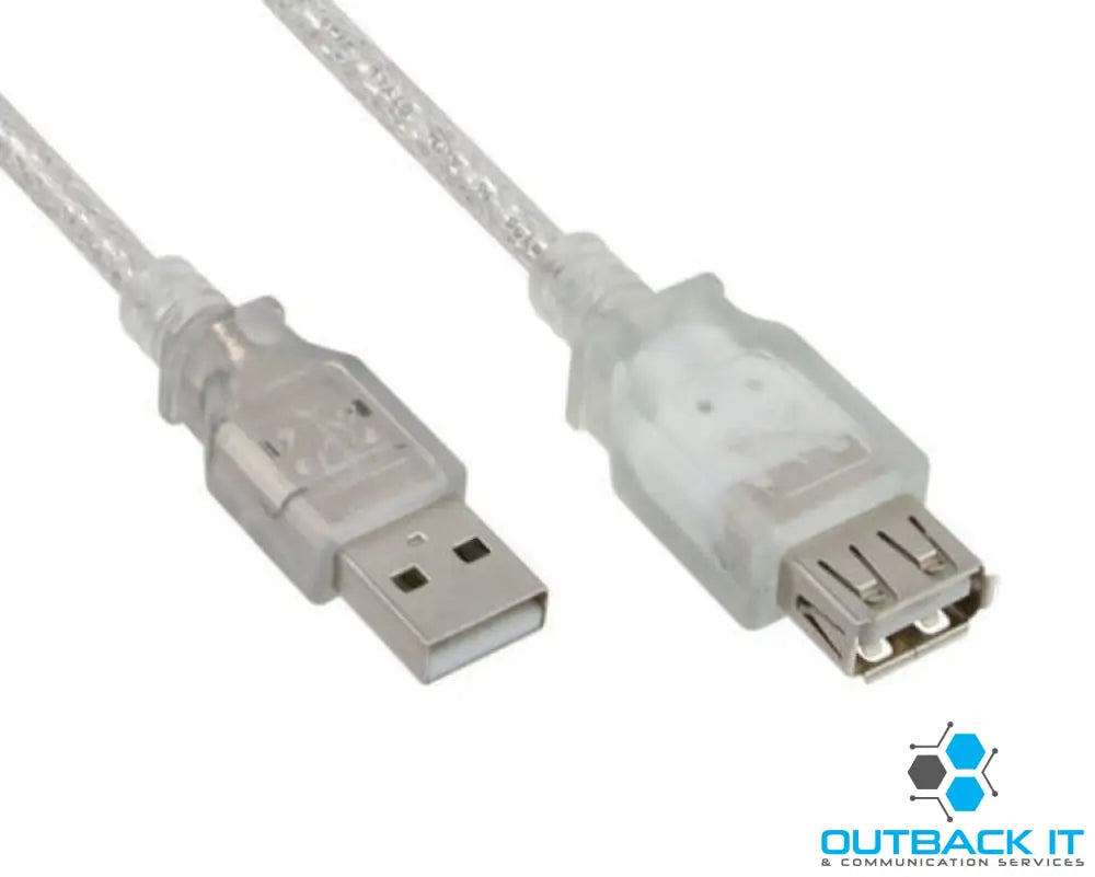 Astrotek USB 2.0 Extension Cable 30cm - Type A Male to Type A Female RoHS USB Parallel & Firewire