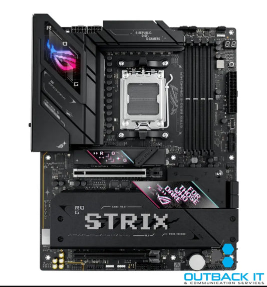 ASUS AMD ROG STRIX B850-E GAMING WIFI (AM5) ATX Motherboard 4x DDR5 256GB 1x PCIe 5.0 x16 slot 5 xM.2 slots 4x SATA