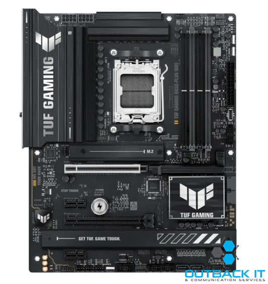 ASUS AMD TUF GAMING B850-PLUS WIFI (AM5) ATX Motherboard 4x DDR5 192GB 1x PCIe 5.0 x16 slot 3 xM.2 slots 4x SATA Wi-Fi