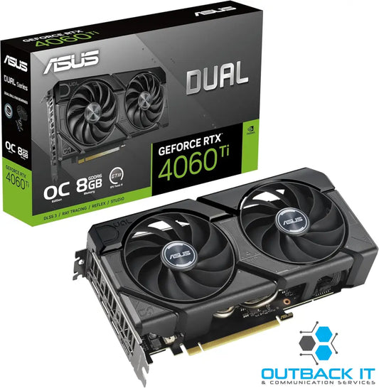 ASUS nVidia GeForce DUAL-RTX4060TI-8G-EVO RTX™ 4060 Ti EVO OC Edition 8GB GDDR6 is designed for broad compatibility