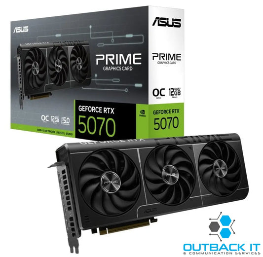 ASUS nVidia GeForce PRIME-RTX5070-O12G RTX5070 12GB GDDR7 OC Edition, PCI-E nVidia Chipset