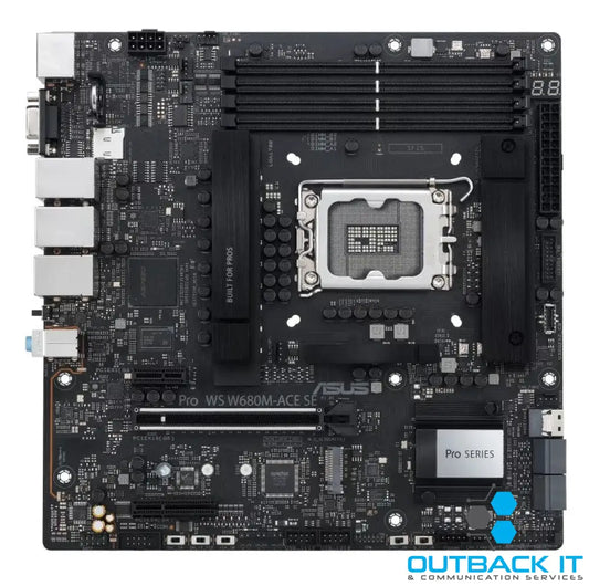 ASUS PRO WS W680M-ACE SE Intel LGA1700 Micro-ATX WorkstationMotherboard PCIe 5.0 x16 DDR5 Dual Intel® 2.5 Gb Ethernet