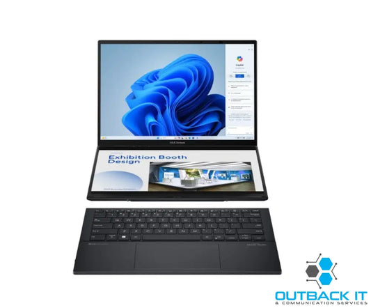 ASUS ZenBook Duo 14’ UX84063K (2880 x 1800) OLED Touchscreen Display Intel Core Ultra 9 285H 32GB RAM 1TB SSD Intel Arc