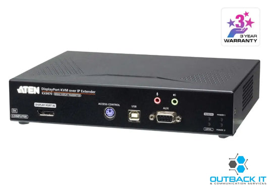 Aten 5K DisplayPort KVM over IP Transmitter with Boundless Switching and Support for Video Walls KVM Over IP