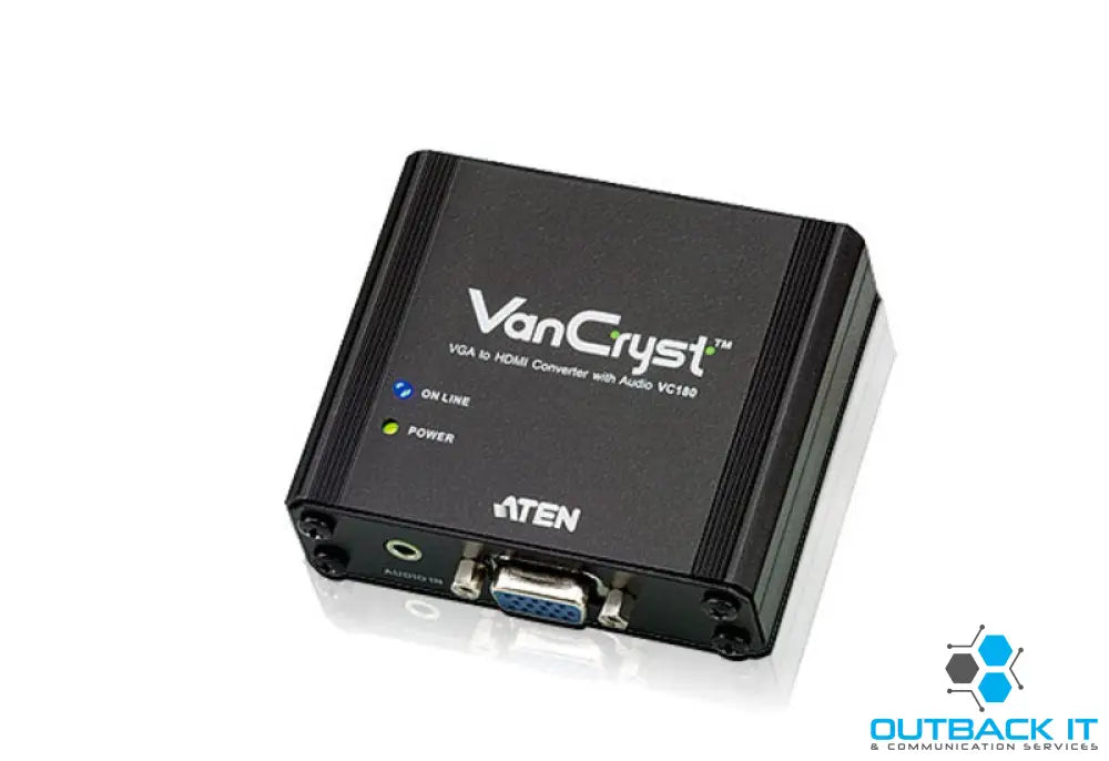 Aten VGA(F) to HDMI(F) Converter supports up 1920x1200 converts analog VGA signals to HDMI output Convertors