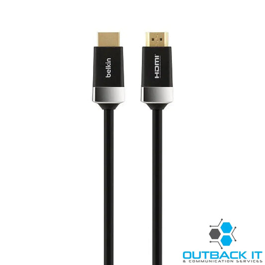 Belkin Advanced Series High Speed w/Ethernet HDMI Cable 4K/Ultra HD Compatible (5M) - Black(AV10050BT5M),Perfect for 4K