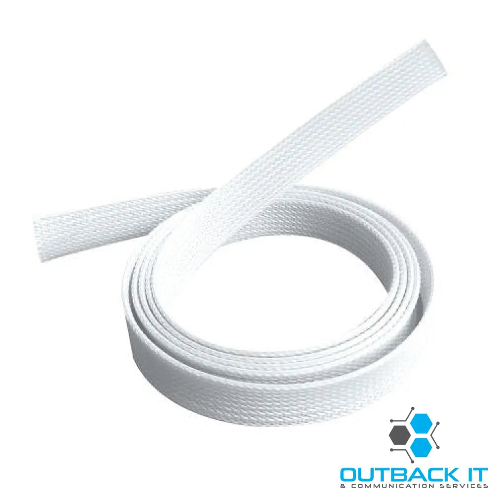 Brateck Braided Cable Sock (40mm/1.6’ Width) Material Polyester Dimensions1000x40mm -- White (LS) Cable Sleeve