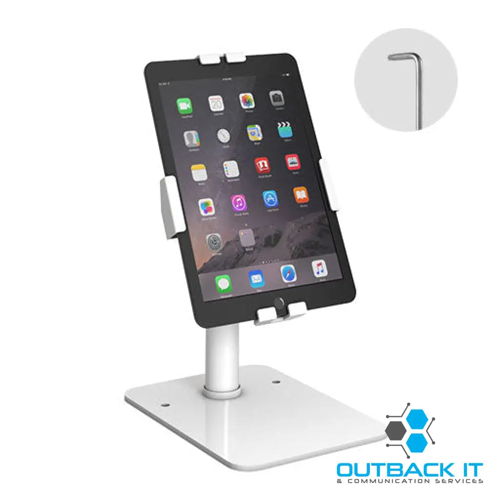 Brateck MPBT-PAD33-04 Universal Anti-Theft Tablet Countertop Fit most 7.9’ to 11’ Tablets - White 160x230x370mm