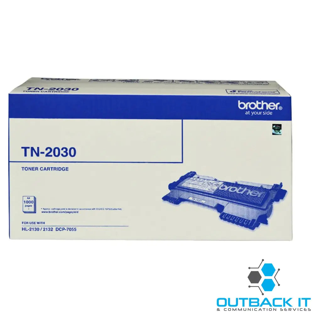 Brother TN-2030 Mono Laser Toner HL-2130/2132/2135W DCP-7055- up to 1,000 pages Brother Printer Consumable - MONO LASER