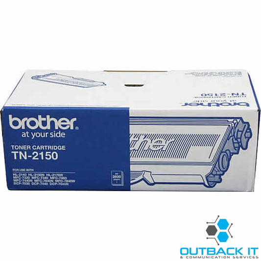 Brother TN-2150 Brother TN-2150 Mono Laser Toner - High Yield HL-2140/2142/2150N/2170W DCP-7040 MFC-7340/7440N/7840W-