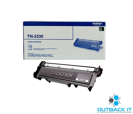 Brother TN-2330 Mono Laser Toner- Standard HL-L2300D/L2305W/L2340DW/L2365DW/2380DW/MFC-L2700DW/2703DW/2720DW/2740DW up