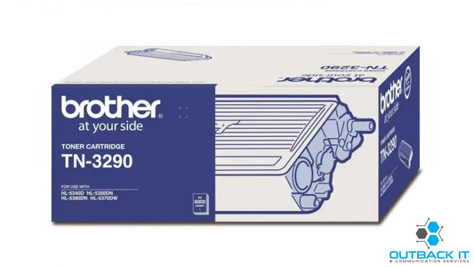 Brother TN-3290 Mono Laser Toner - High Yield - HL-5340D/5350DN/5370DW/5380DN MFC-8370DN/8890DW/8880DN- up to 8000