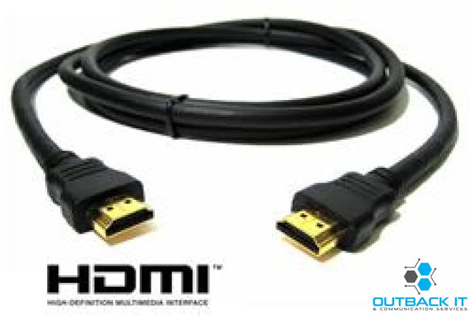 Cabac HDMI Cable 50cm / 0.5m - V1.4 19pin M-M Male to Male Gold Plated 3D 1080p Full HD High S with Ethernet HDMI &