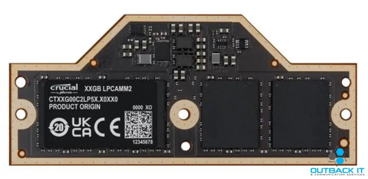 Crucial LPCAMM2 LPDDR5X 32GB DDR5 7500Mhz Memory for Lenovo P1 P14 P16v Server (ECC)