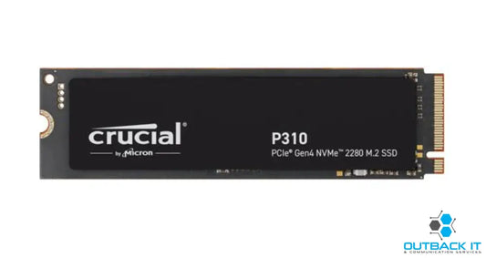 Crucial P310 4TB Gen4 2280 NVMe SSD 7100/6000 MB/s R/W 800TBW 1000K/1000K IOPS 1.5M hrs MTTF Full-Drive Encryption M.2