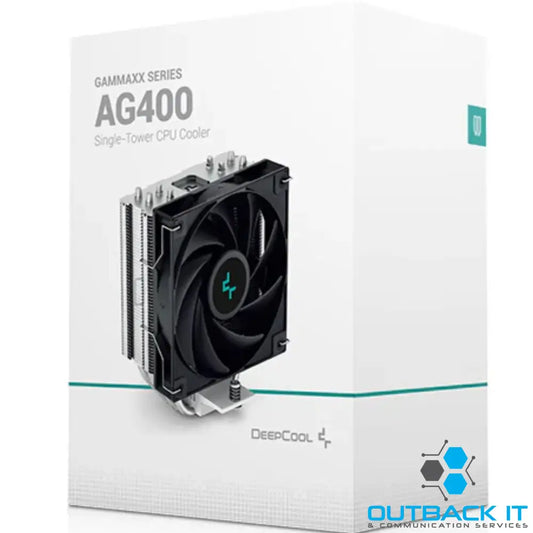 DeepCool AG400 CPU Cooler 4 Heat Pipes 120mm PWM Fan Intel LGA1851/1700/1200/115X AMD AM5/AM4 Multi Socket CPU Cooler