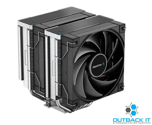 DeepCool AK620 High Performance Dual Tower CPU Cooler 6 Copper Heat Pipes 2x120 FDB Fans 260W Heat Dissipation