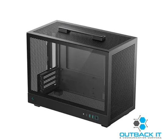 DeepCool CH160 PLUS Portable Micro-ATX Compact Case USB3.0×2 Gen2 Type-C x1 Audio/Mic×1 ATX and Micro ATX Case No PSU