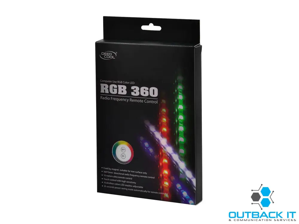 Deepcool RGB Colour LED 360 Strip Lighting Kit (Magnetic) 16.8 Million Colours Omni Radio(EOL) Case Accessories