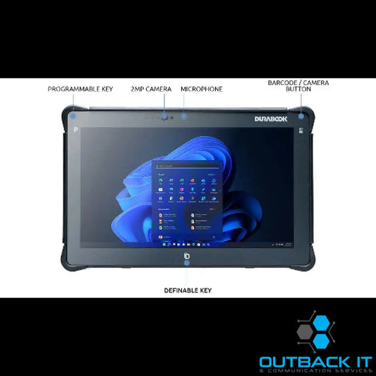 DURABOOK R11 11.6’FHD,Intel® Pentium® Gold Processor Windows 11 8GB RAM 128GB PCIe SSD,Wi-Fi 6E Bluetooth v5.3 2MP