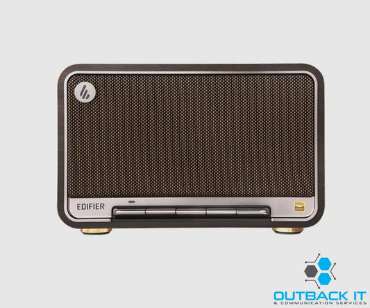 Edifier D32 Smart Speaker wifi and bluethooth black walnut External Speakers
