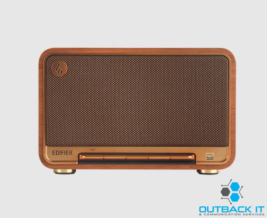 Edifier D32 Smart Speaker wifi and bluethooth Brown External Speakers