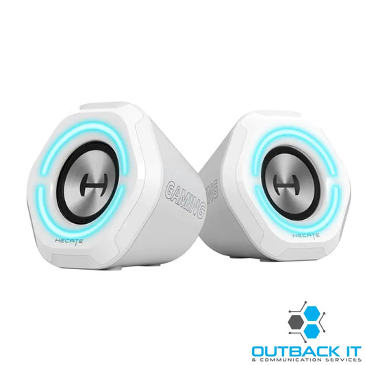Edifier G1000 Gaming 2.0 Speakers System - Bluetooth V5.0/ USB Audio/ AUX Input/RGB 10 Light Effects/ 10W RMS Power