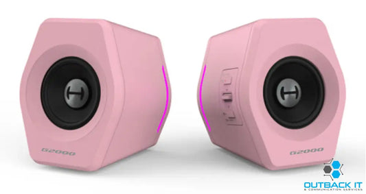 Edifier G2000 Gaming 2.0 Speakers System - Bluetooth V4.2/ USB Sound Card/ AUX Input/RGB 12 Light Effects/ 16W RMS