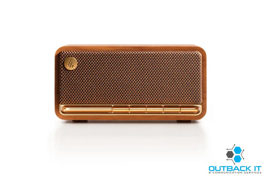 Edifier MP230 BROWN Portable Bluetooth Retro Speaker - Bluetooth 5.0 AUX micro SD USB Audio Streaming 10hrs Battery
