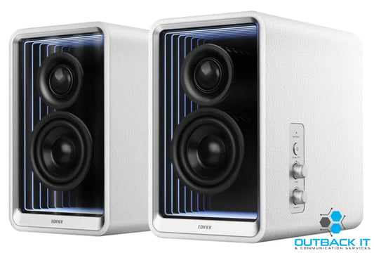Edifier QR65 WHITE Desktop Active Monitor with GaN Charger External Speakers