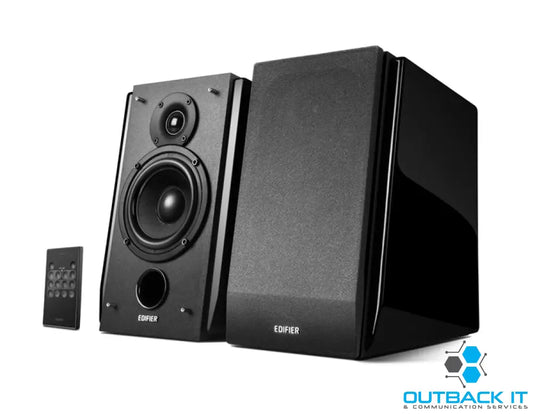 Edifier R1850DB Active 2.0 Bookshelf Speakers - Includes Bluetooth Optical Inputs Subwoofer Supported Built-in