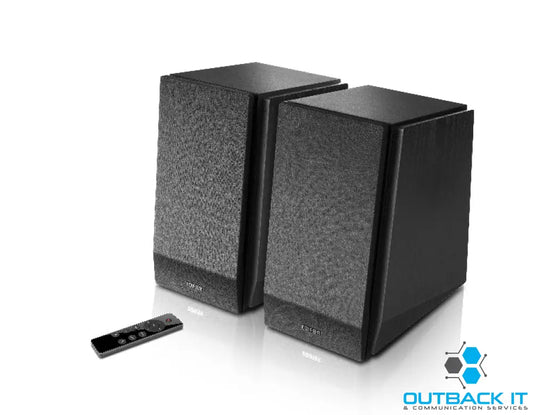 Edifier R1855DB Active 2.0 Bookshelf Speakers - Includes Bluetooth Optical Inputs Subwoofer Supported Wireless Remote