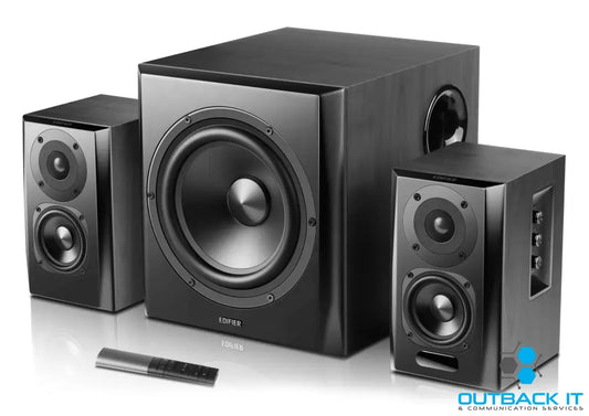 Edifier S351DB 2.1 Bluetooth Multimedia Speakers w/Subwoofer - 3.5mm/Optical/BT 5.1 AptX Wireless Sound/ Remote
