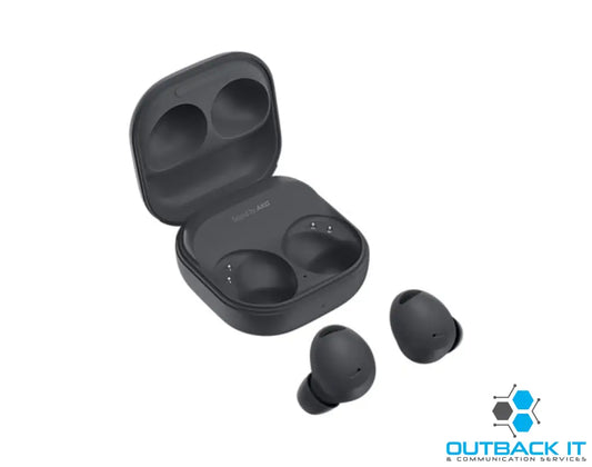 EOL Samsung Galaxy Buds2 Pro - Graphite (SM-R510NZAAASA) Active Noise Cancellation Ergonomic Design IPX7 360 Audio