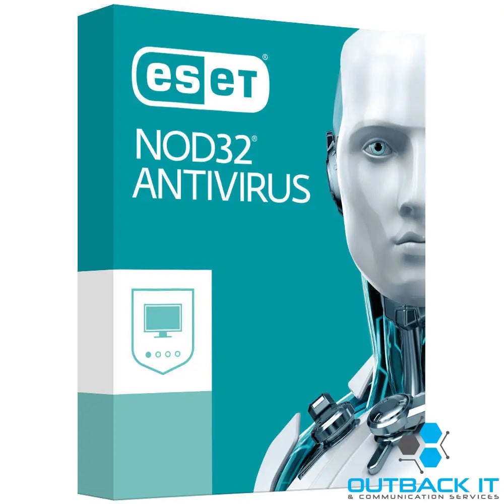 ESET NOD32 Antivirus (Essential Protection) 3 Devices 1 Year - Includes 1x Physical Printed Download Card Anti-Virus