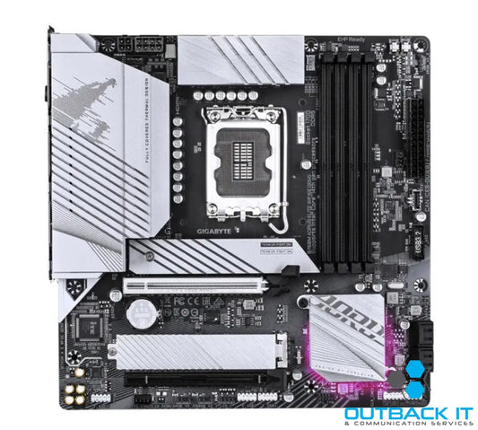 Gigabyte B760M AORUS ELITE WIFI6E GE Intel LGA 1700 mATX Motherboard 4x DDR5 ~256GB 2x PCI-E x16 2x M.2 4x SATA 8x USB