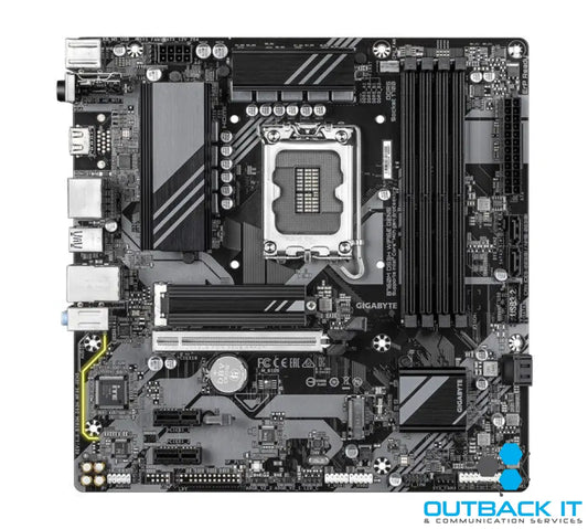 Gigabyte B760M DS3H WIFI6E GEN5 Intel LGA 1700 mATX Motherboard 4x DDR5 ~256GB 1x PCI-E x16 2x M.2 4x SATA 5x USB 3.2