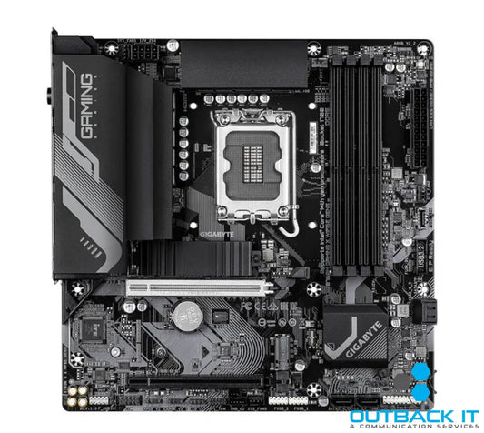 Gigabyte B760M GAMING X WIFI6E GEN5 Intel LGA 1700 m-ATX Motherboard 4x DDR5 ~256GB 2x PCI-E x16 2x M.2 4x SATA 6x USB