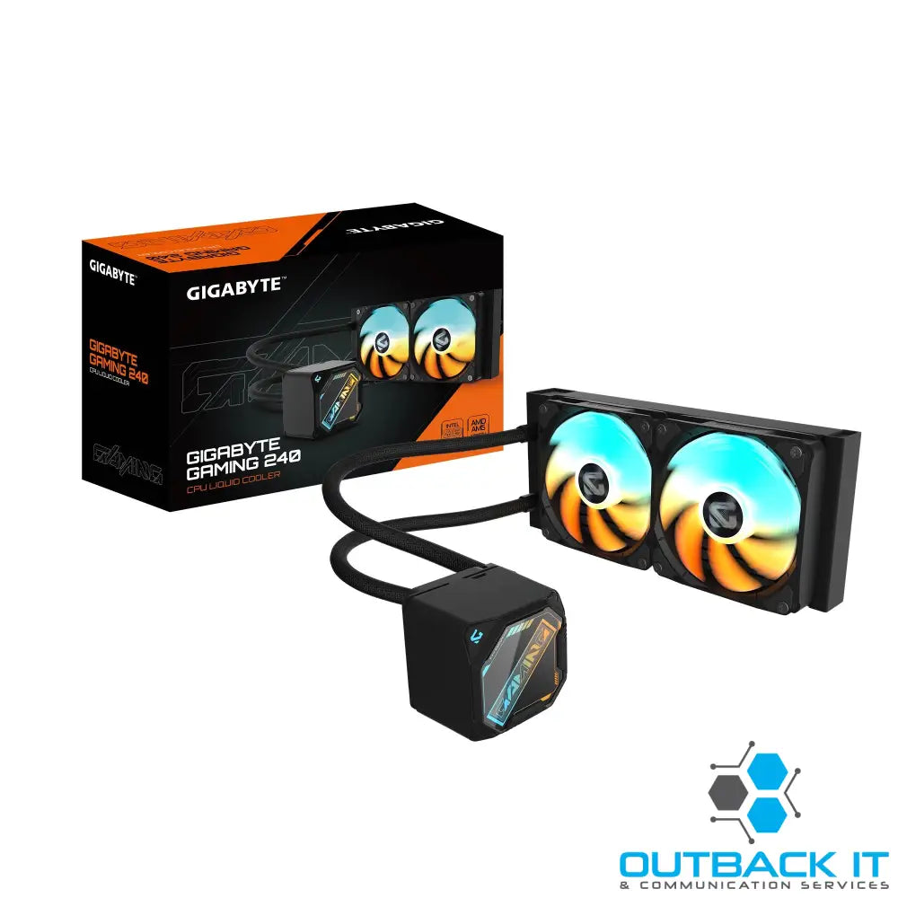 GIGABYTE GAMING 240 all-in-one liquid cooler Intel 1851 / 1700 / 115X / 1200 AMD AM5 / AM4 Color Black Liquid Cooling