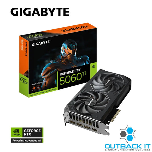 Gigabyte GeForce RTX™ 5060 Ti WINDFORCE OC 16G 2587 MHz CUDA TBD 28 Gbps GDDR7 128 bit PCI-E 5.0 PSU 650W DisplayPort
