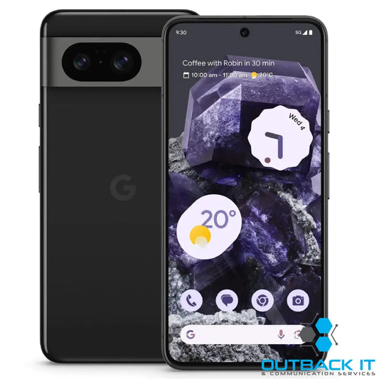 Google Pixel 8 5G 256GB - Obsidian (GA04833-AU)*AU STOCK* 6.2’,OLED 120Hz 8GB/256GB 50MP/10.5MP Single SIM + eSIM