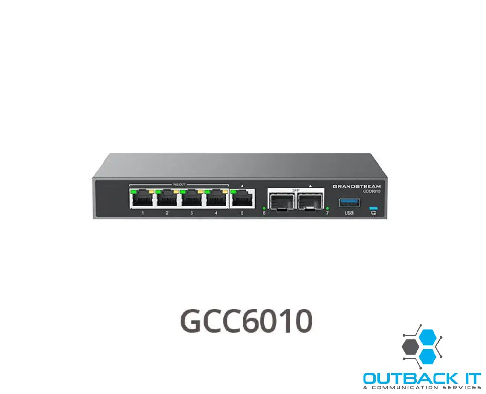 Grandstream GCC6000 Built-in IPPBX (10 Users 4 Concurrent Calls)  +  enterprise-grade firewall + VPN Router + 2 x 2.5