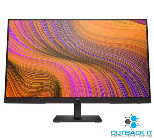 HP P24H G5 23.8’/24’ 75hz FHD IPS Monitor Anti-Glare 1920x1080 16:9 5ms Height Adjustment Tilt Speakers DP HDMI VGA