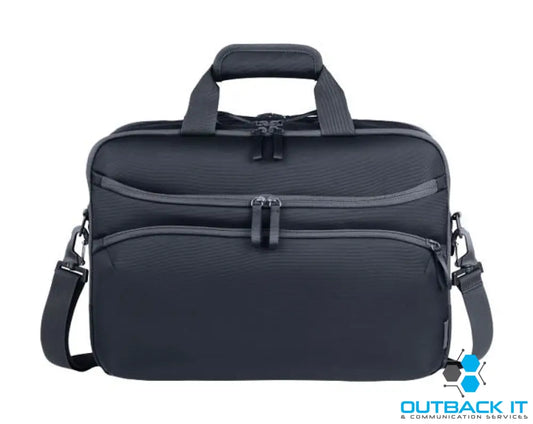 HP Travel Plus 15-20 Liter 14’ Laptop Bag Double-coil zipper Trolley pass-through Padded back panel 180-degree opening