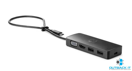HP Travel USB-C Hub G2 65W Power Delivery (Alt Mode DP) HDMI VGA 2xUSB-A 1xUSB-C for HP ProBook 440 450 460 EliteBook