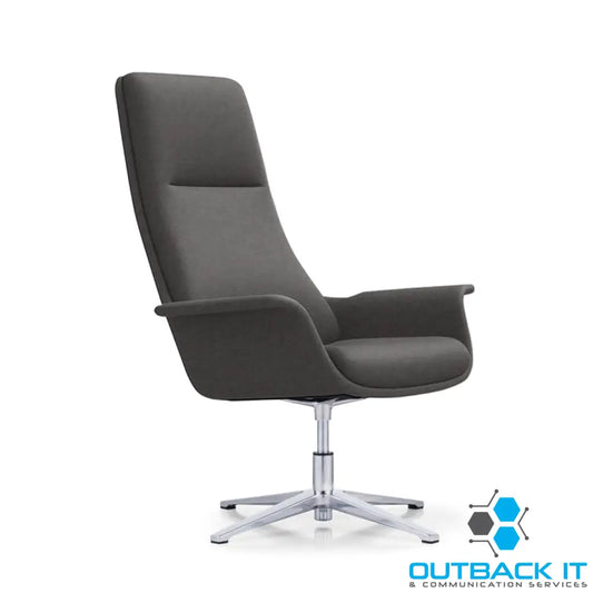 LDR Focus 360 Chair–High back executive chair with moulded foam,PU or fabric finish,fixed mech&4-star alloy